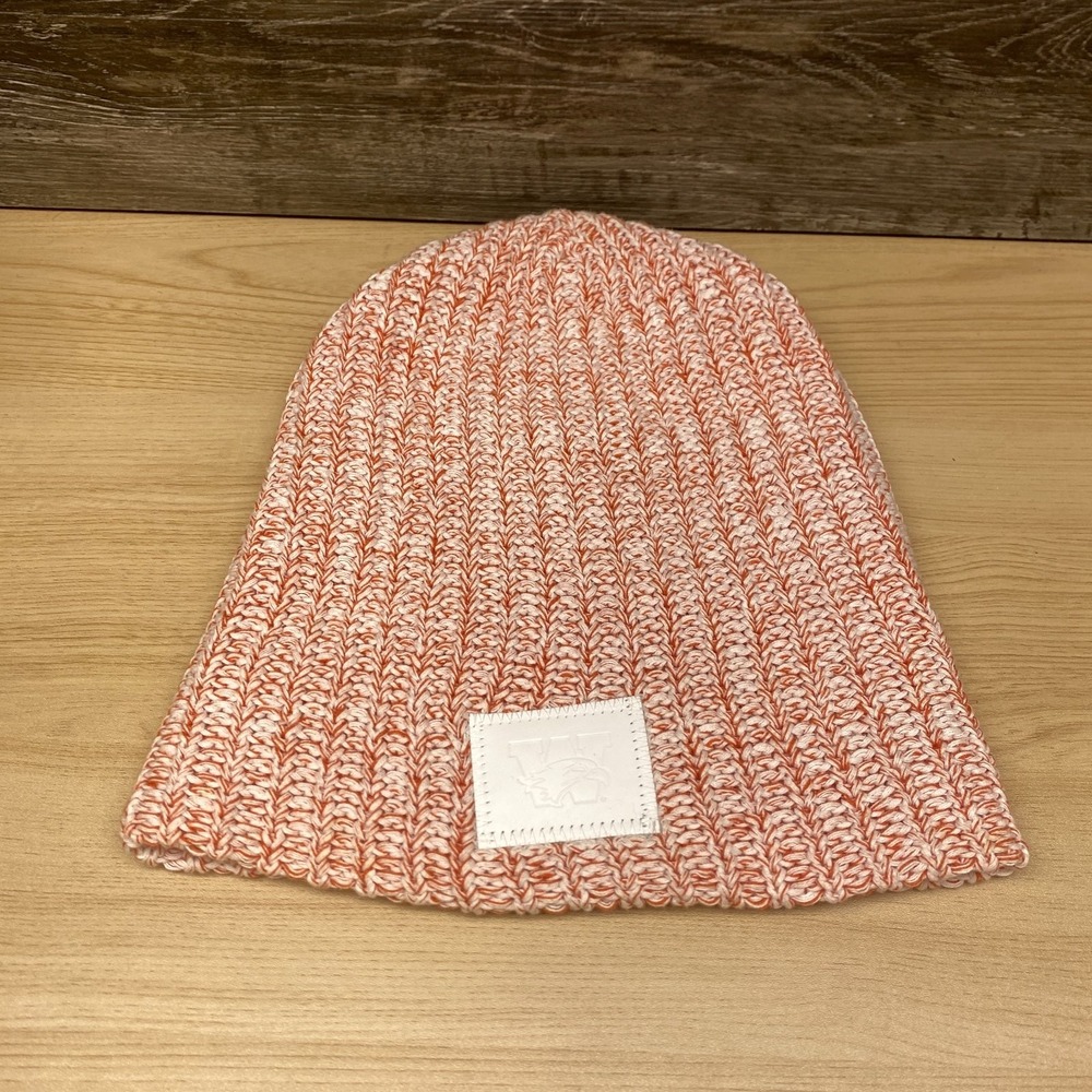 Wisconsin Whitewater Warhawks Hat Cap Beanie Orange White NCAA Love Your Melon